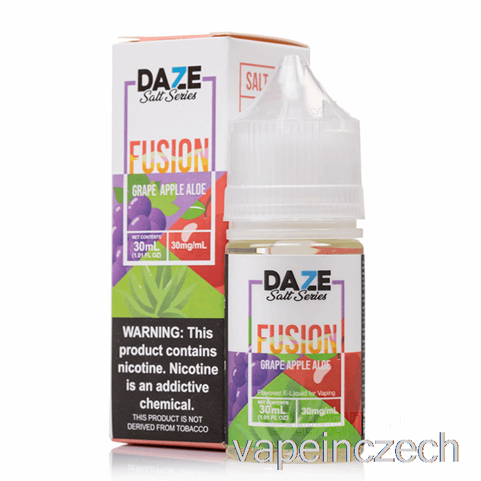 Hroznové Jablko Aloe - 7 Dze Fusion Salt - 30 Ml 50 Mg Vape Bez Nikotinu